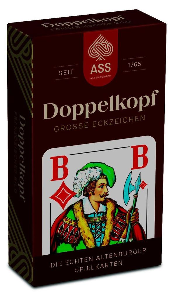 Doppelkopf große Eckzeichen französisches Bild NEU Produktbild 