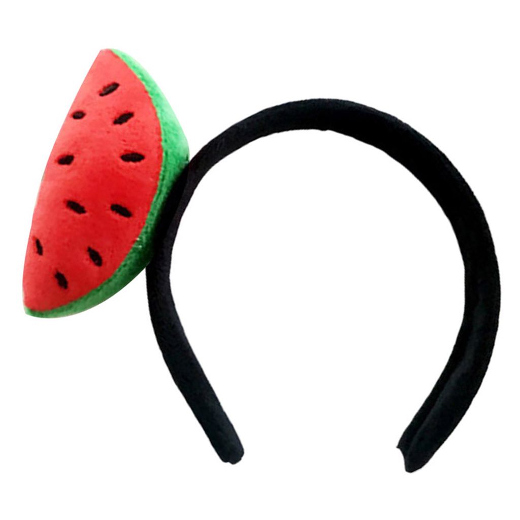 Süße Mädchen Wassermelone Erdbeere Plüsch Stirnband Haarband Haarreifen Zubehör-Wassermelone