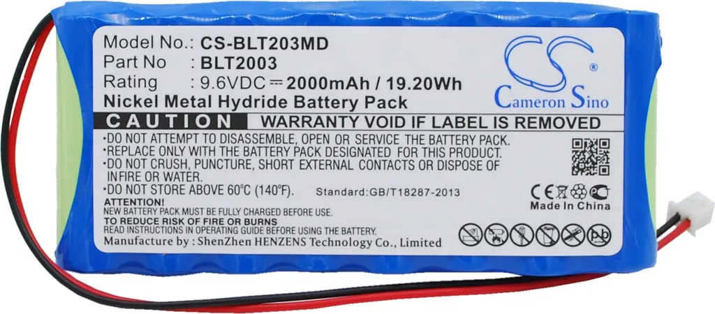 Batterie pour Moniteur Biolat BLT2003 - Idéal pour Diagnostic Mobile