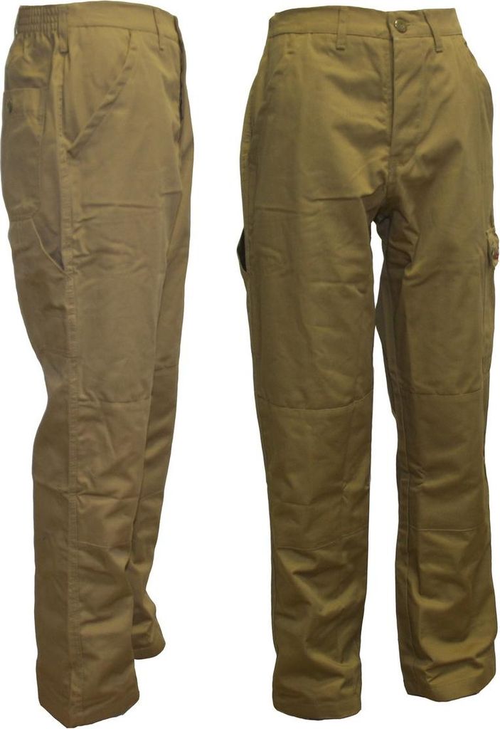 Herren Arbeitshose Bundhose Hose Tischler beige, Größe:43