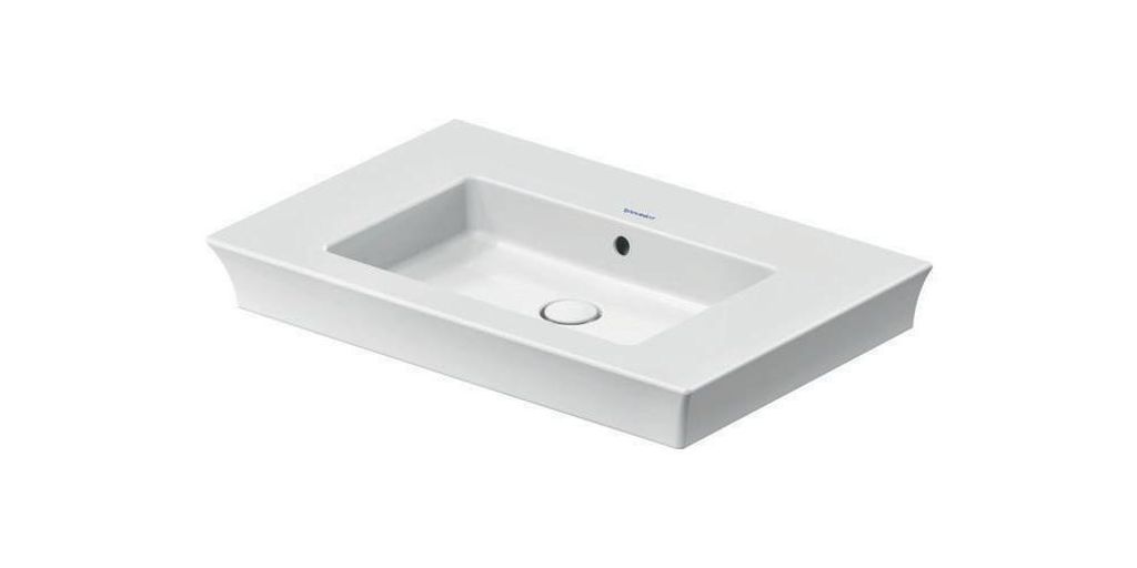Duravit Möbelwaschtisch White Tulip 75x49cm, o. HL, we WG, m ÜL, HLB