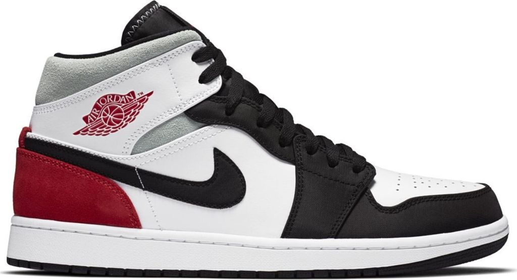 Air Jordan 1 Mid SE Red Black Toe - EU: 42.5