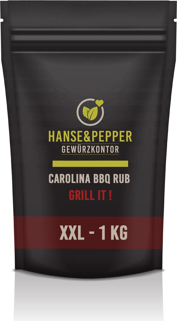 1kg Carolina Rub Grillgewürz Barbecue BBQ Beef Rind Schwein Chicken Gourmet 1A Qualität- Greenline Serie