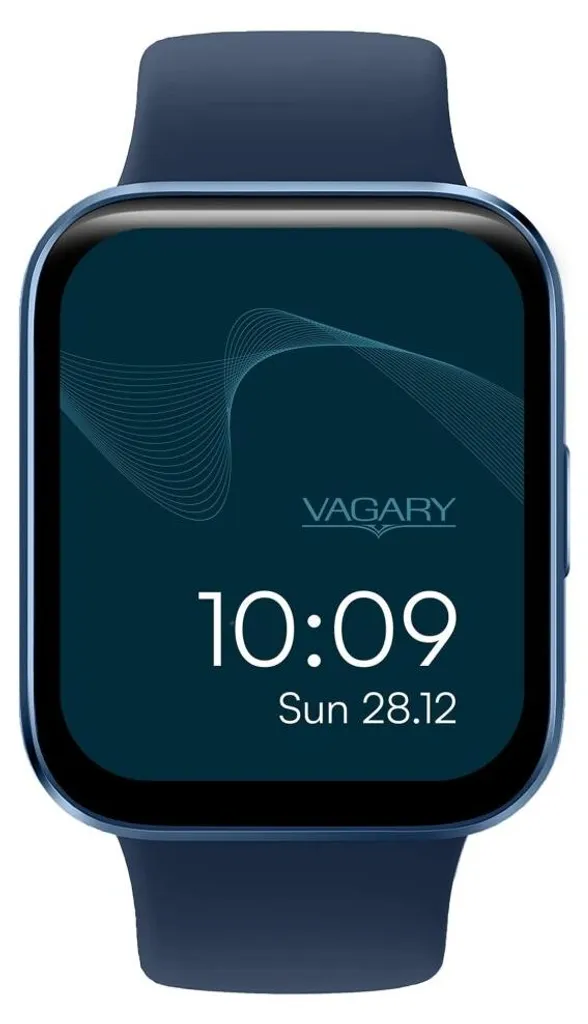 Montre Connectée Unisexe Vagary X03A-002VY - Design Rectangulaire Bleu
