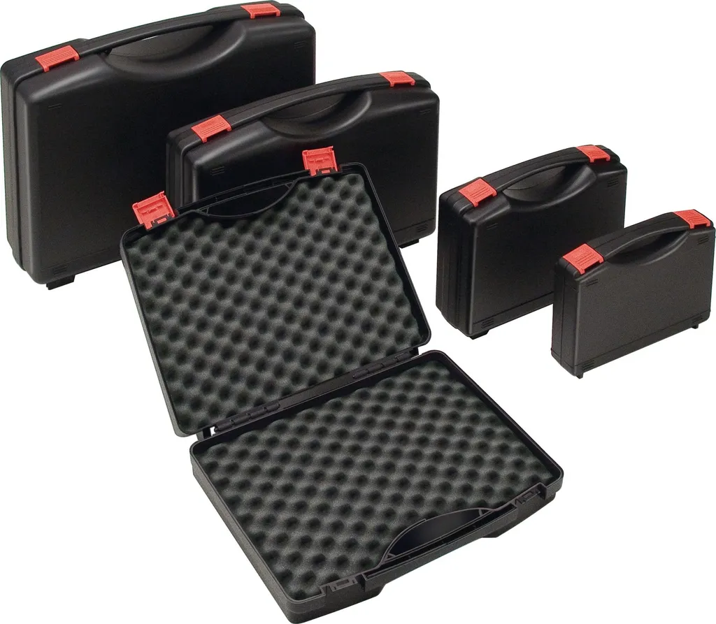 Valigetta L395xL295xH106mm in PP con Schiuma Nera - Protezione Professionale