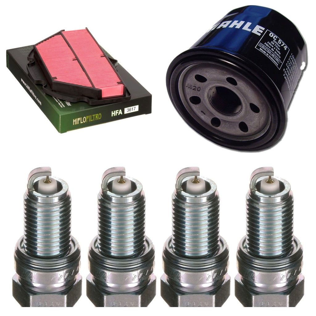 Service-Kit für Suzuki GSX-R 600 U2 2008 Luftfilter Ölfilter Zündkerzen von pamoto - Neu