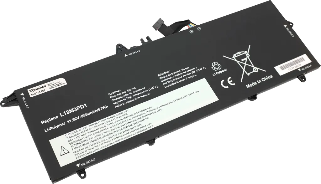 Batterie PC Portable Lenovo T490S T495s Idéale pour le Télétravail 57Wh - 6