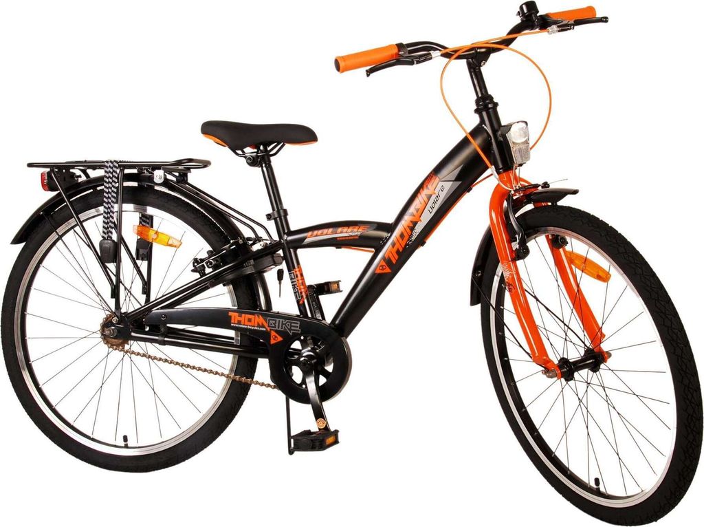 Volare Thombike Children's Bicycle - Jungen - 24 Zoll - Schwarzblau - 3 Zahnräder