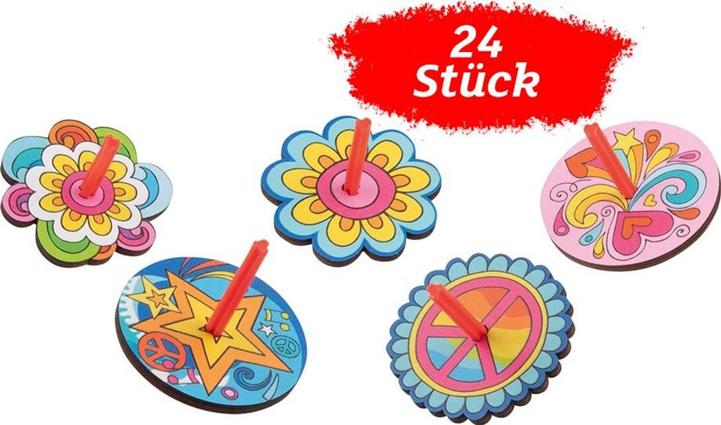 Buntes Kreiselsortiment, 24 Stück Produktbild 