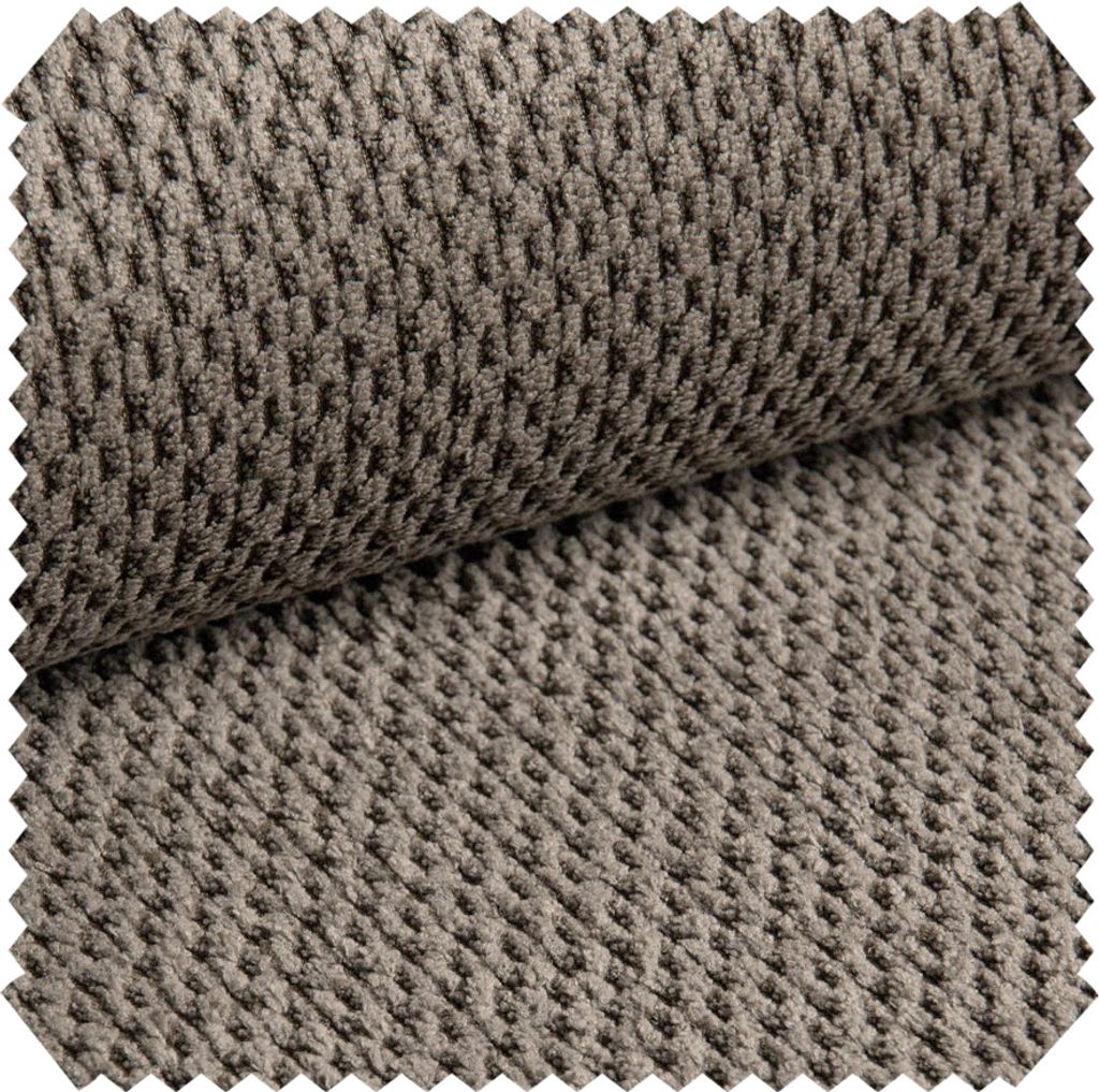 novely DUBAI Polsterstoff Gestrickter Möbelstoff Robust Wasserabweisend | Meterware | 1lfm - Farbe: 05 Graubeige