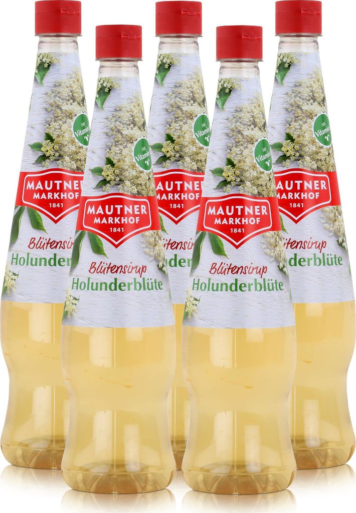Mautner Getränkesirup Holunderblüte 0,7L - Softdrink, Produktbild 