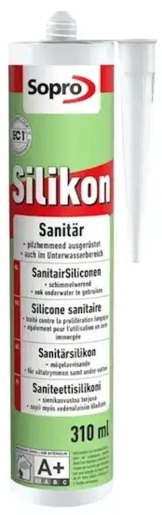 Sopro Sanitärsilikon SSI, Silikondichtstoff für Anschluss- Produktbild 