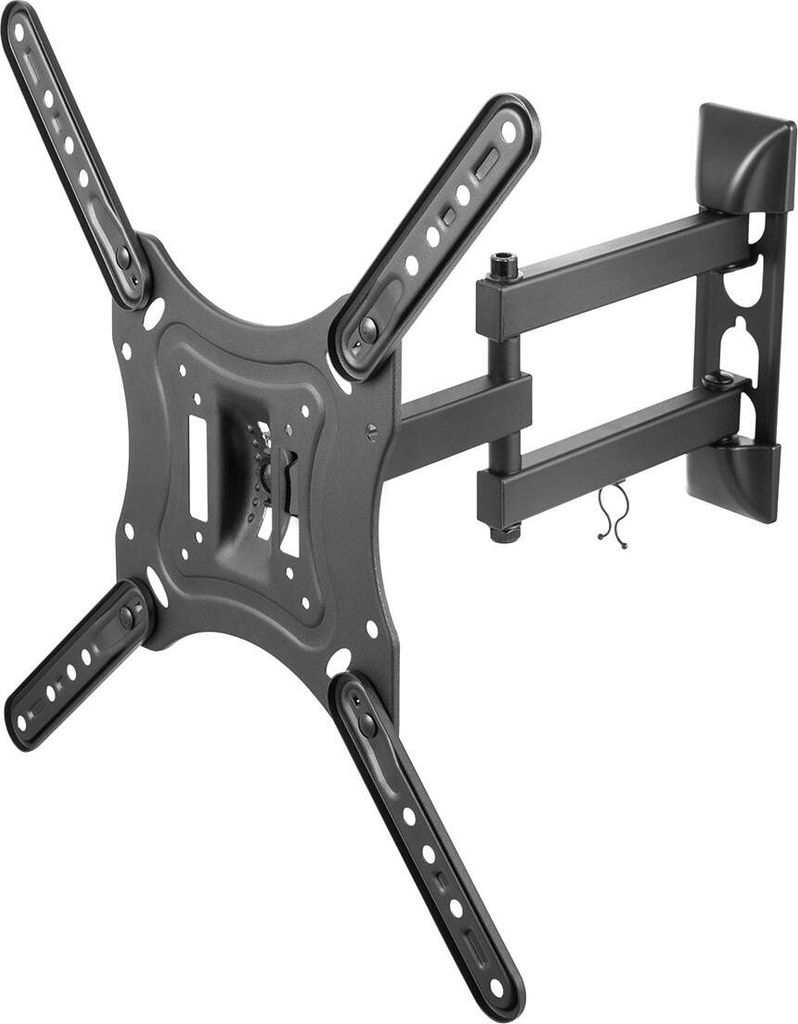 DELTACO Office, vollbewegliche 3-Wege-Wand, 23"-55", 30kg, 75x75-400-400