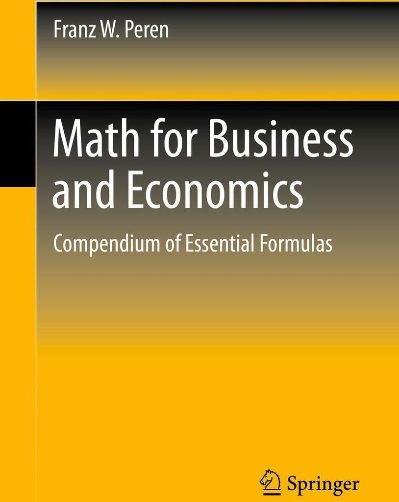 Math for Business and Economics