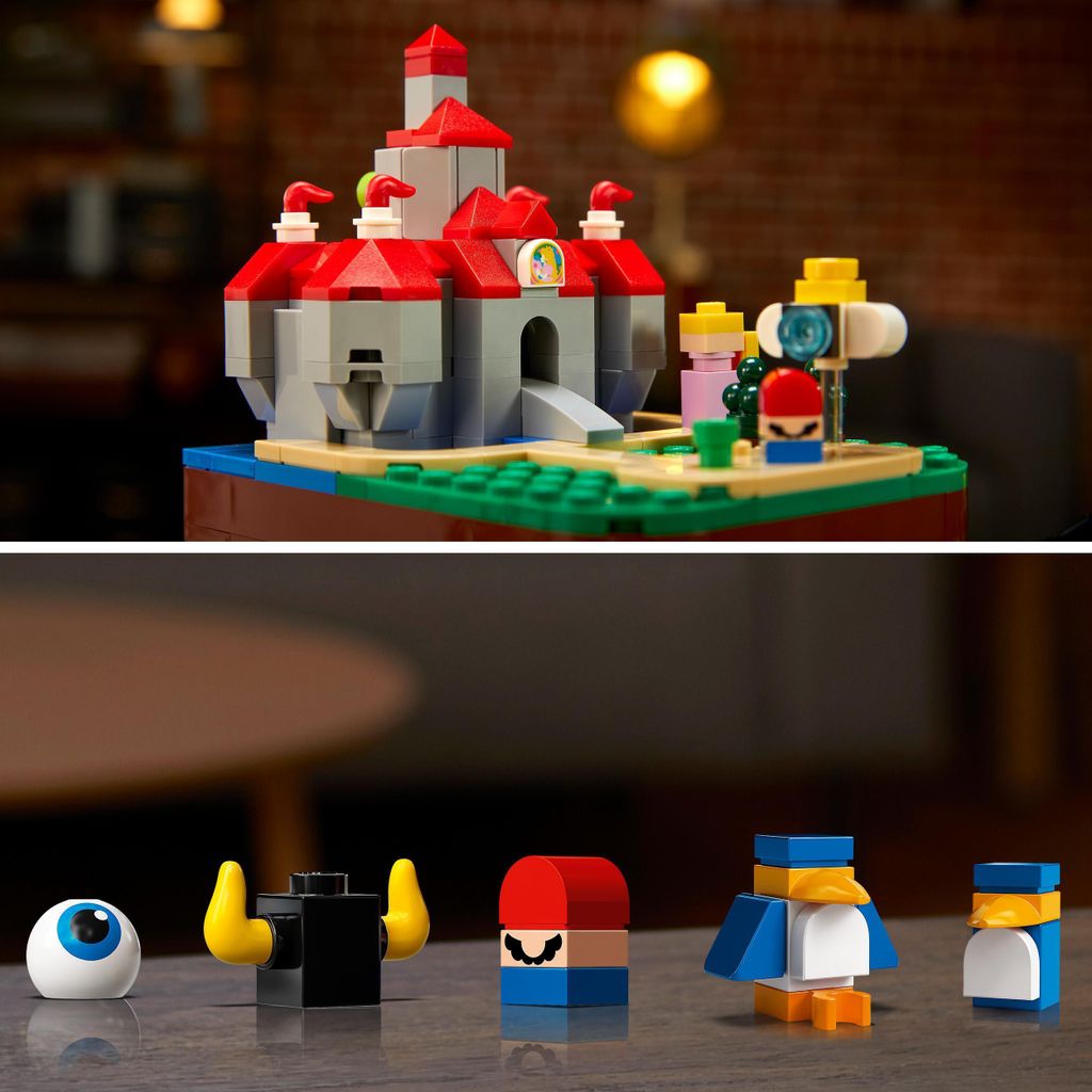 LEGO Fragezeichen-Block aus Super Mario 64, 3D Set für Produktbild 6