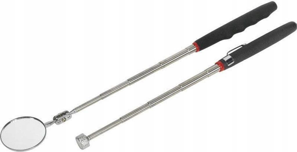 LED-Inspektionsspiegelklemme mit Magnetgreifer