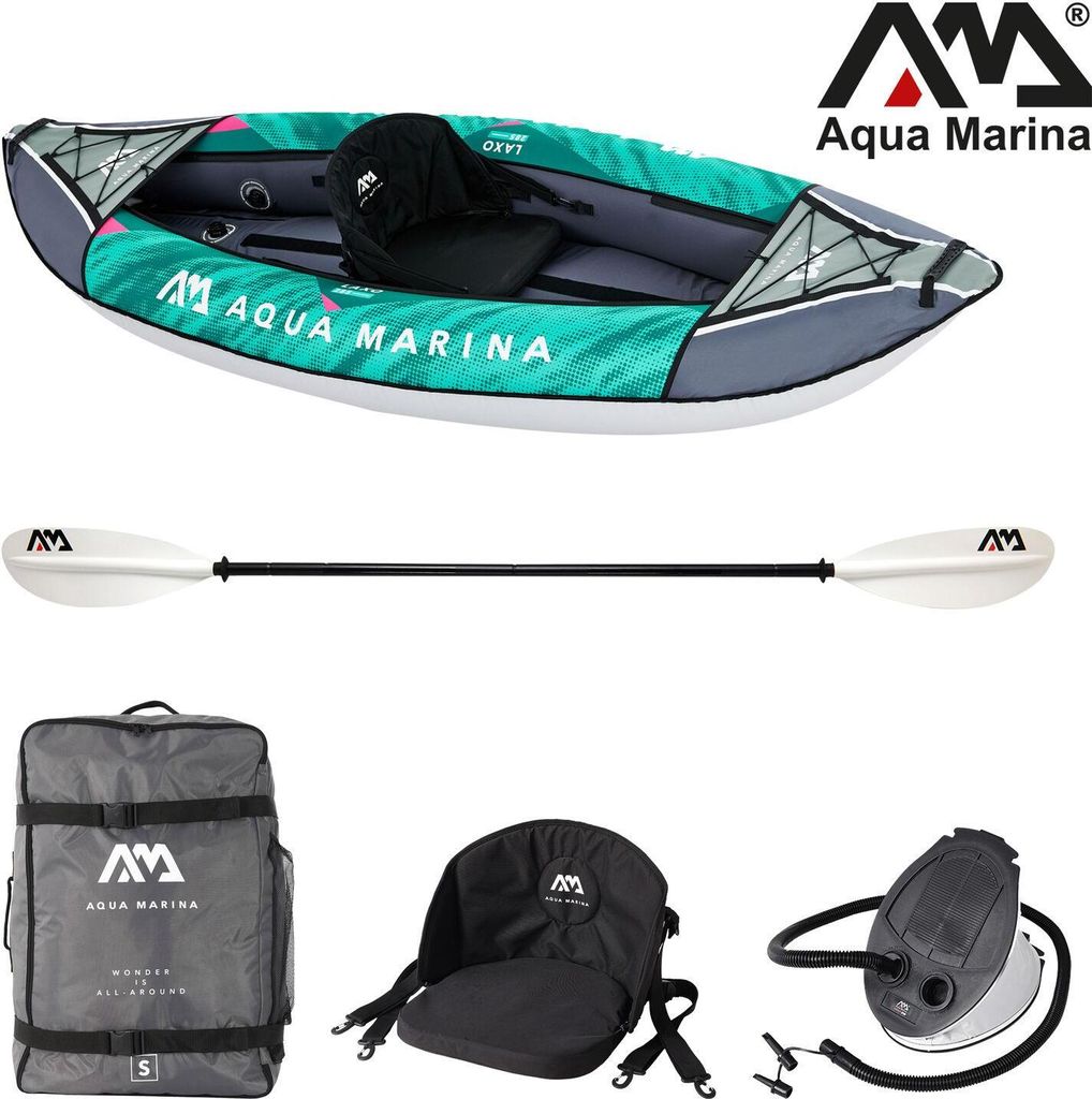 Aqua Marina LAXO 285cm Set Kayak gonflable 1 personne Canoë Image du produit 