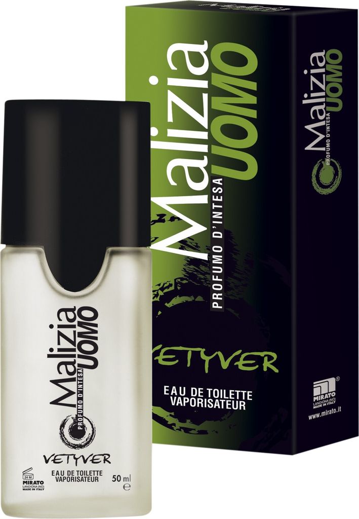 Malizia Heren Vetyver 50 ml Eau de Toilette Productafbeelding 