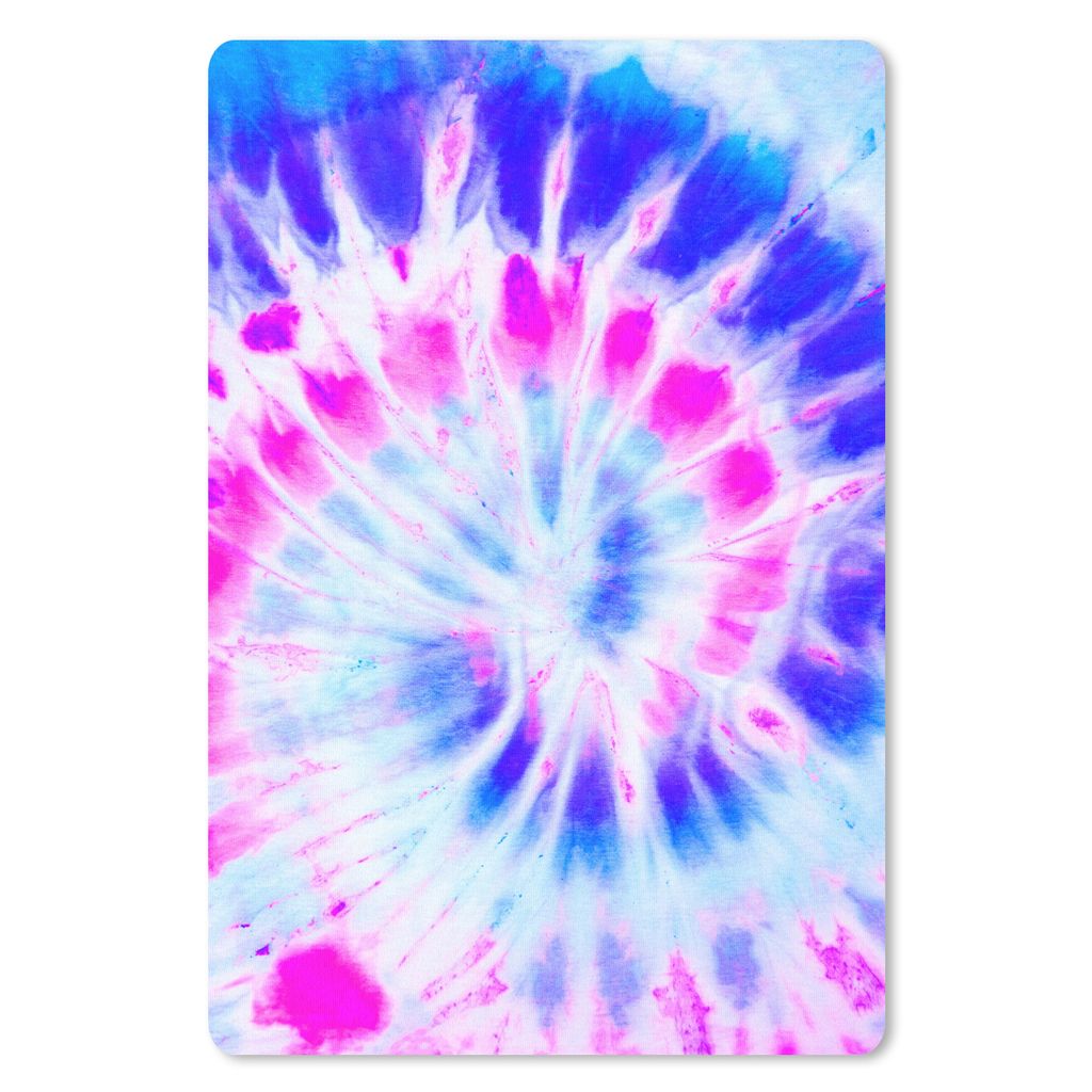 MuchoWow Mauspad Mousepad Krawattenfärbung - Spirale - Design 18x27 cm - Mousepads - Maus Mat - Pad - Mausunterlage