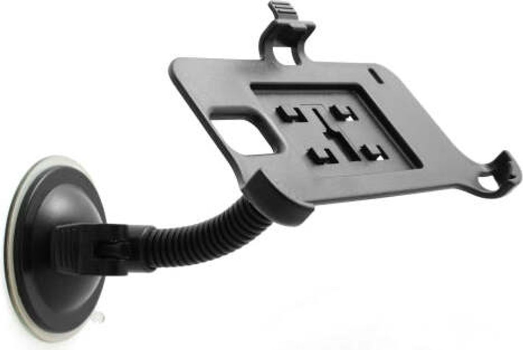System-S Autohalterung KFZ Halter Auto Saugnapf Windschutzscheiben Halterung mit flexiblem Schwanenhals 10 cm für Samsung Galaxy S7 Edge