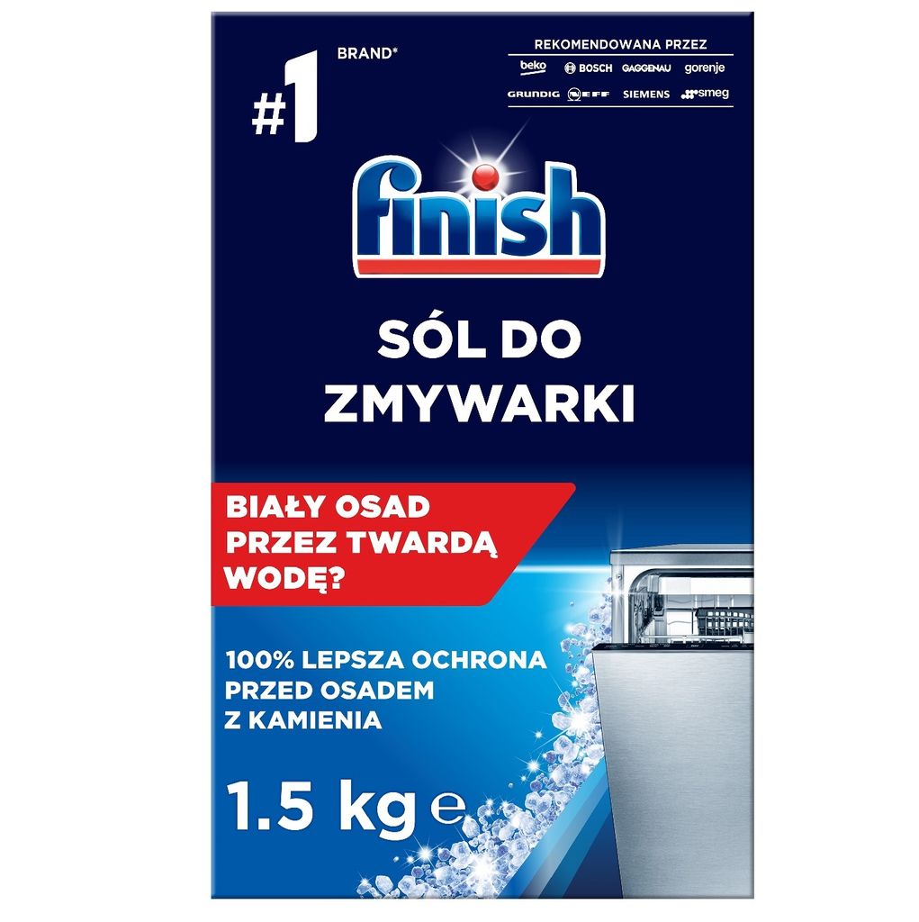 Finish Sól do zmywarki, 1,5 kg Obrázek produktu 