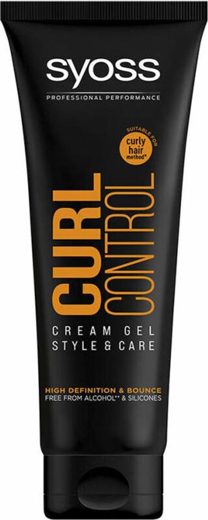 Syoss CURL CONTROL Lockenbildende Haarstyling Gel-Creme für gelocktes Haar 250 ml
