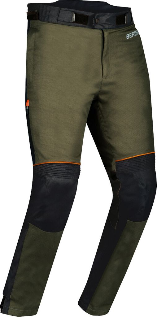 Bering Zephyr wasserdichte Motorrad Textilhose, khaki, L