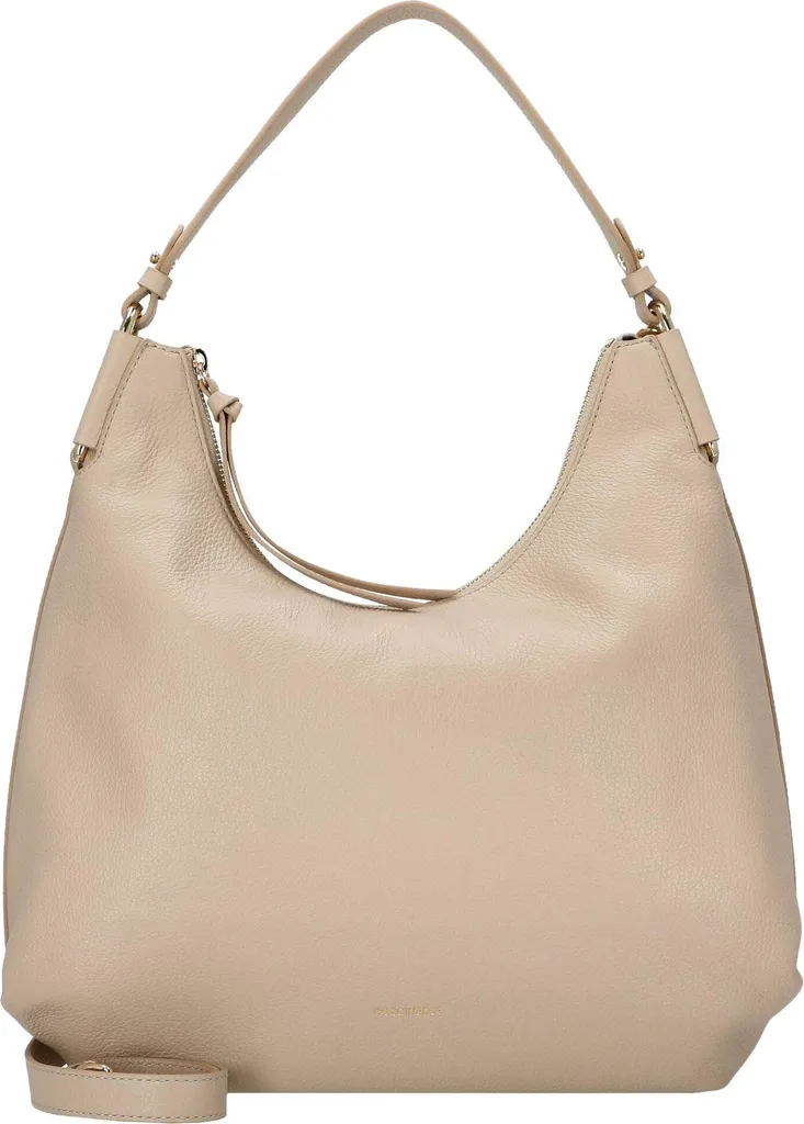 Grand sac à main bandoulière pour femme Coccinelle Rebekka en beige