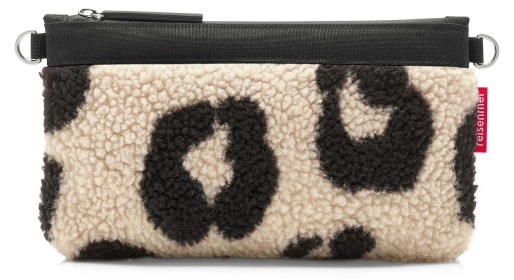 Reisenthel mini pouch, Schwarz, Beige, Muster, Polyester, Produktbild 