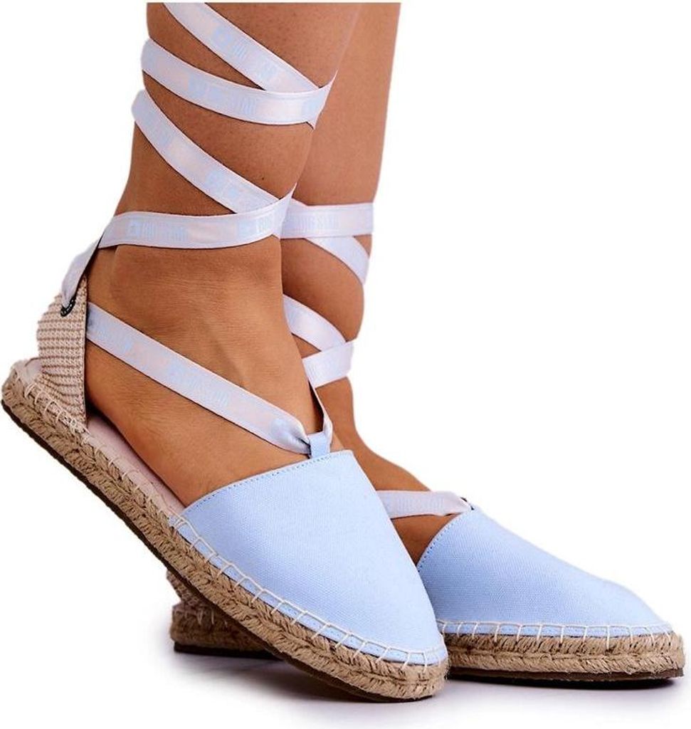 Gestufte Damen Espadrilles Big Star JJ274863 Blau 39
