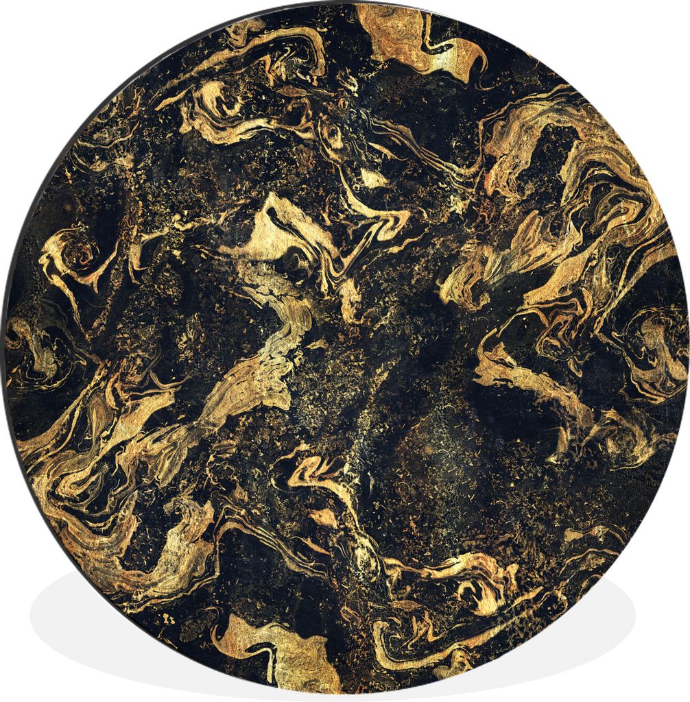 MuchoWow - Wand Kreis - Wandbild - Schlafzimmer - Aluminium Bild - Kinderzimmer - Wohnzimmer Dekoration - Wandschmuck