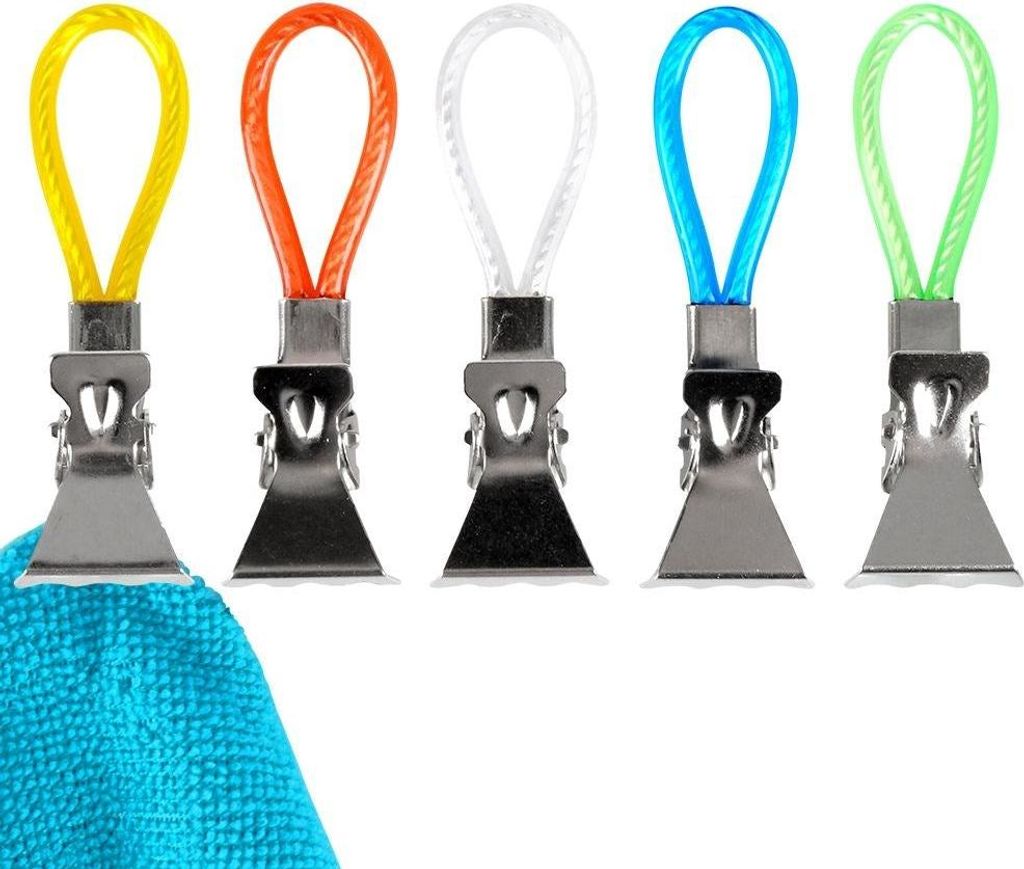 set di 5 clip per asciugamani Ganci per asciugamani Clip Immagine del prodotto 