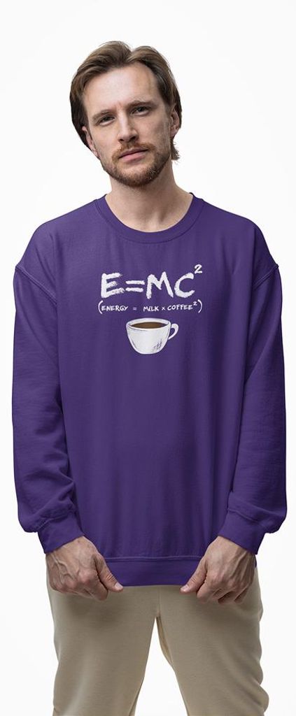 D&B Design Uni Pullover SWEB00027 Coffe Lila-Größe 3XL