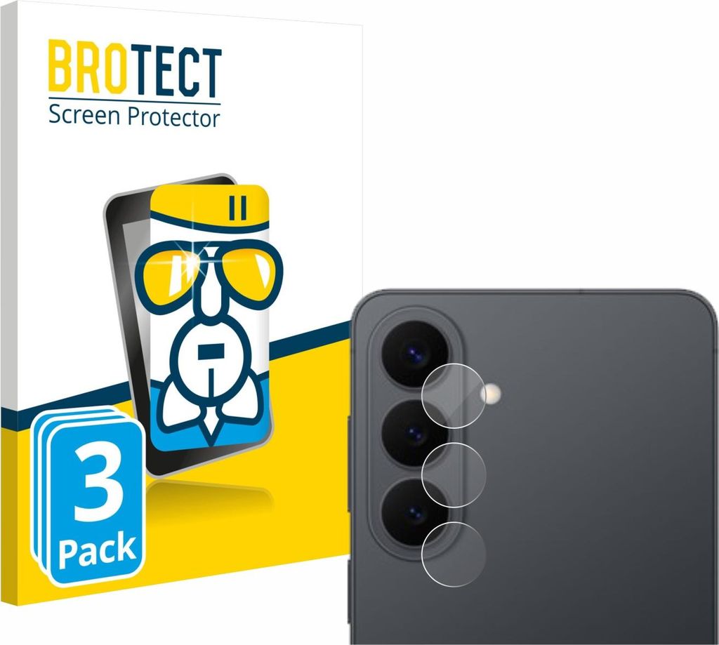 3x BROTECT Schutzglas für Samsung Galaxy S26 Plus (NUR Kameraschutz) Schutzfolie Panzer Folie Glas Display Schutz klar