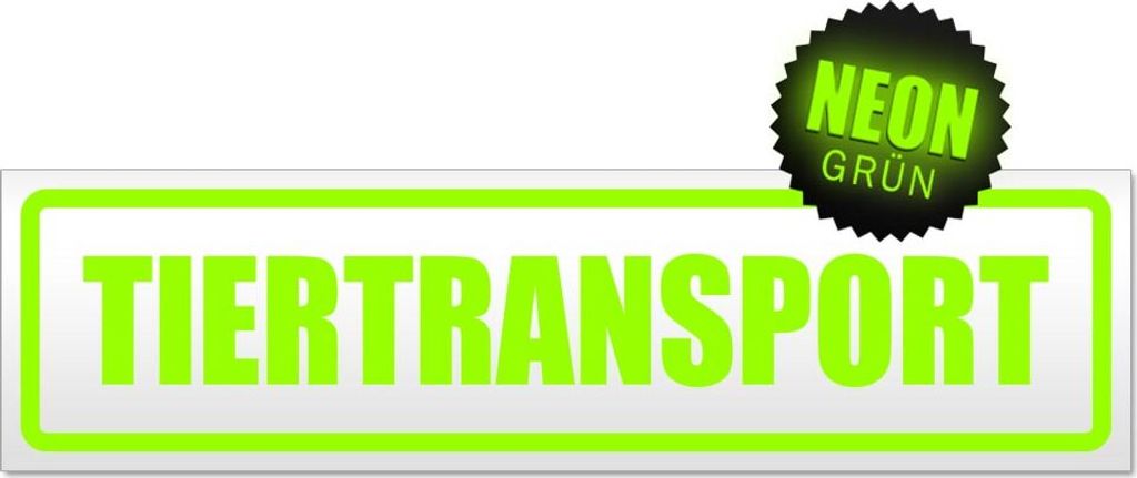 Tiertransport Magnetschild Schild magnetisch