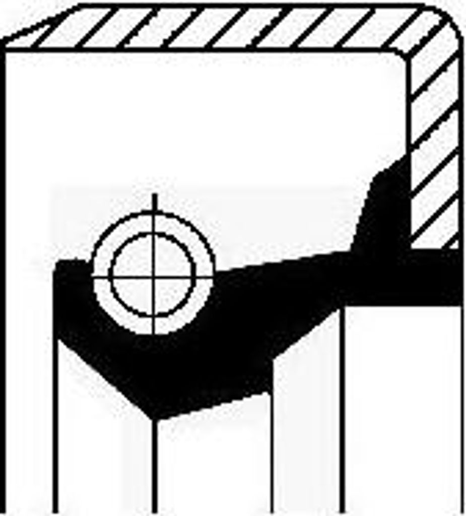 CORTECO Wellendichtring Differential Simmerring Differential 19016649B für TOYOTA Previa / Estima (R1, R2) NBR (Nitril-Butadien-Kautschuk) 65mm