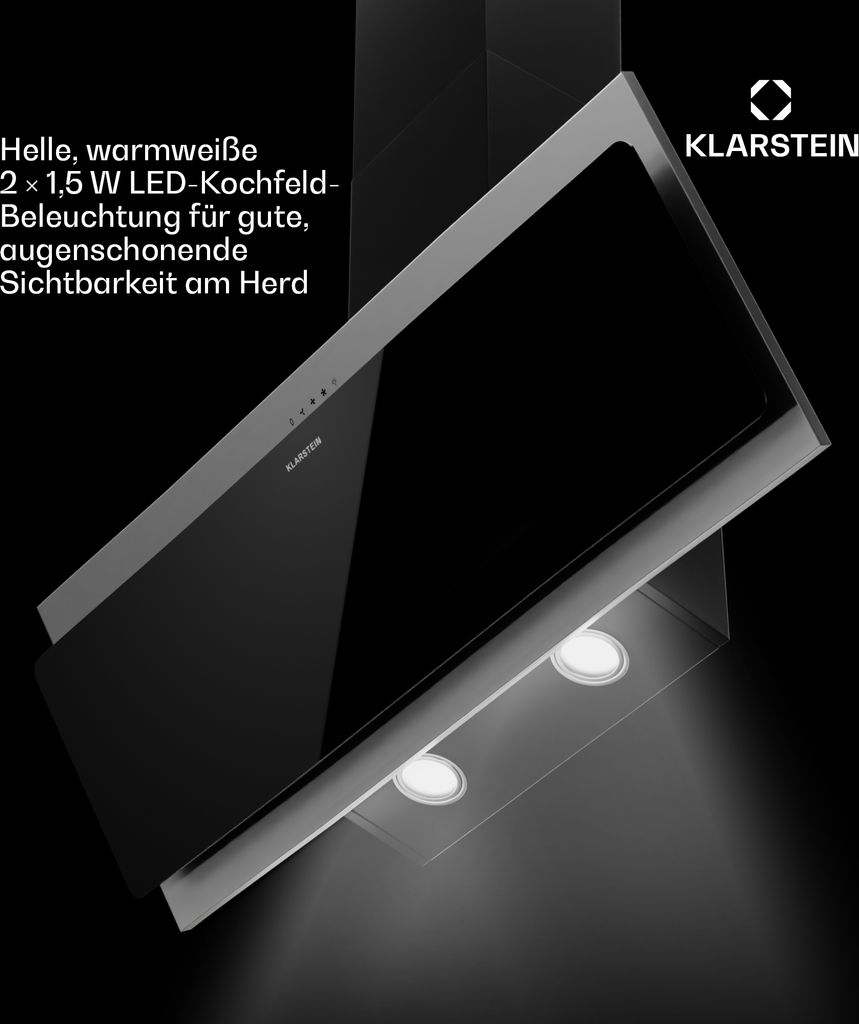 Klarstein Dunstabzugshaube, Abluft-Dunstabzugshaube mit Produktbild 3