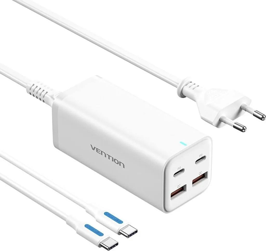 Caricabatterie Universale 100W USB-C Dual Port + USB-A Viaggio