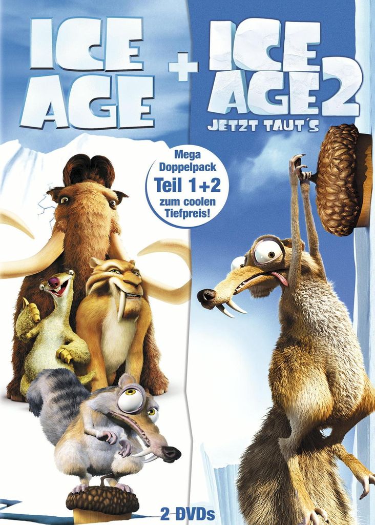 Ice Age / Ice Age 2 - Jetzt taut's (2 DVDs) Produktbild 