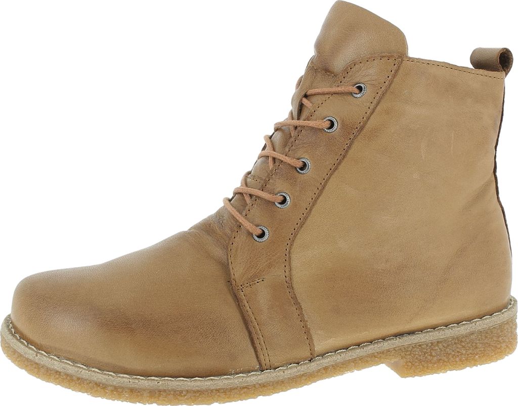 Andrea Conti Damen Stiefelette Leder Schnürboot Krepp Laufsohle 0348718, Größe:41 EU, Farbe:Braun
