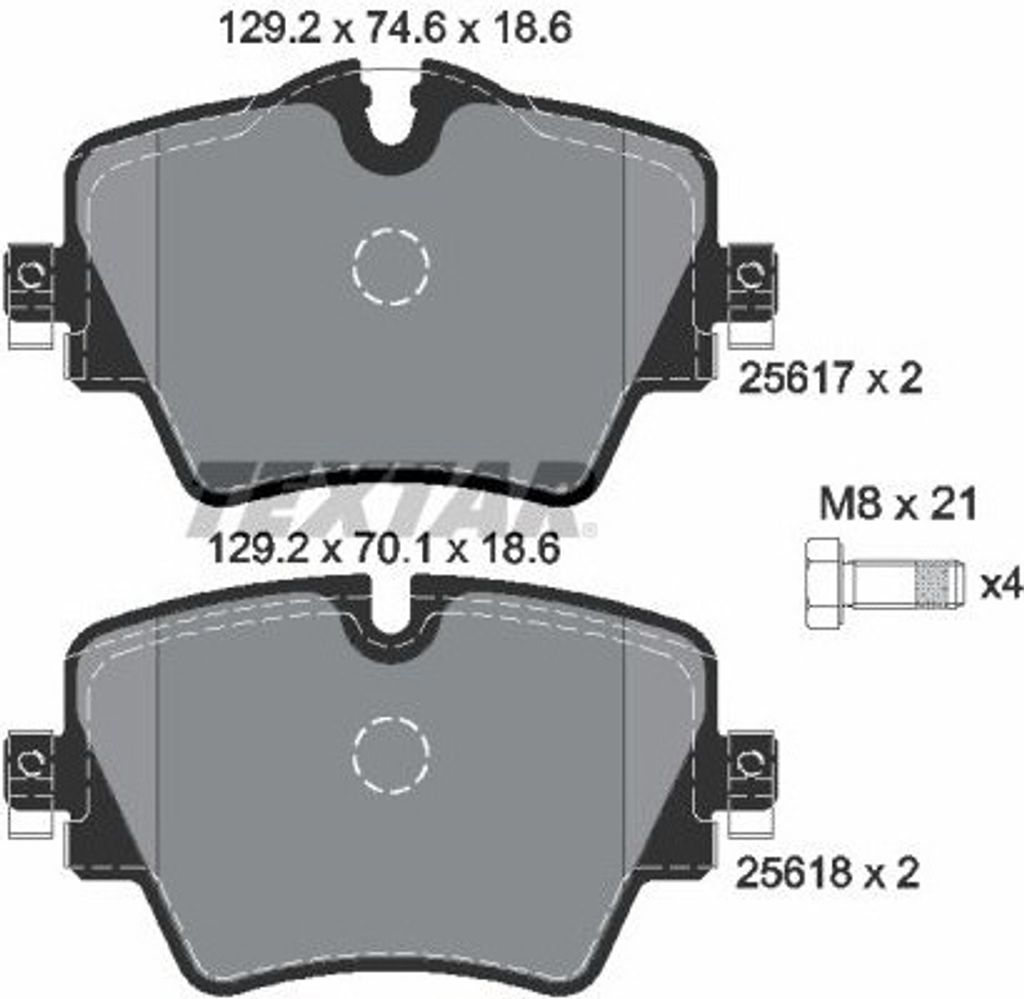 Klocki Hamulcowe Bmw Przód 2/X1 1,5-2,0 14- Zdjęcie produktu 