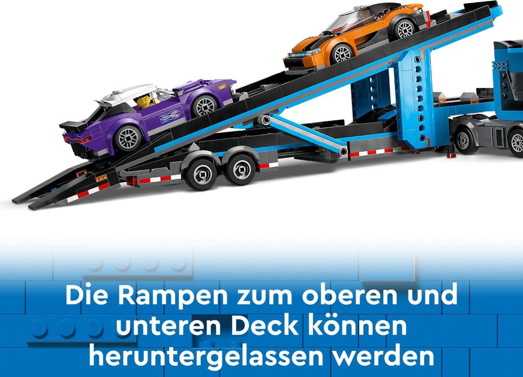 LEGO® City 60408 Ciężarówka do transportu samochodów z Zdjęcie produktu 18