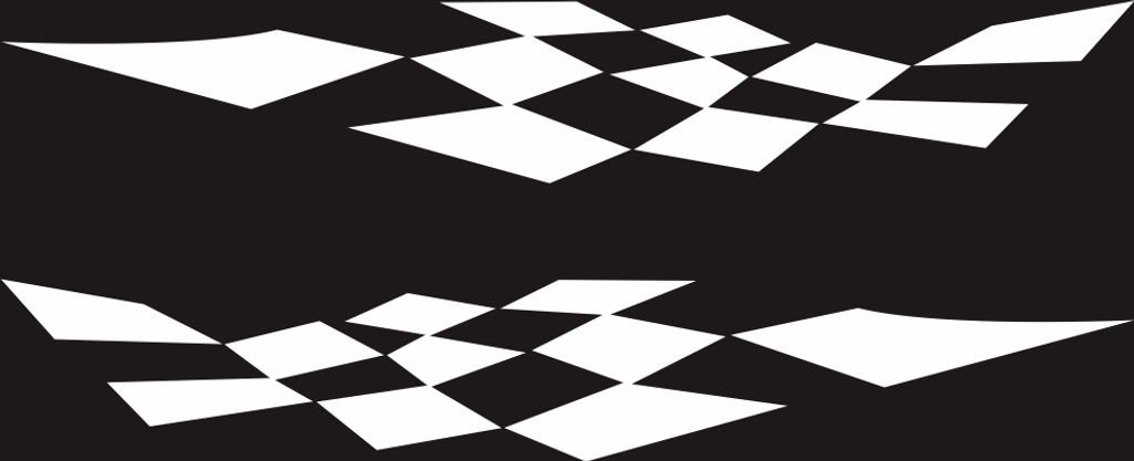 1 Paar Autoaufkleber Racing Sport Streifen Gitter Totem Auto Side Body Decals Aufkleber weiß