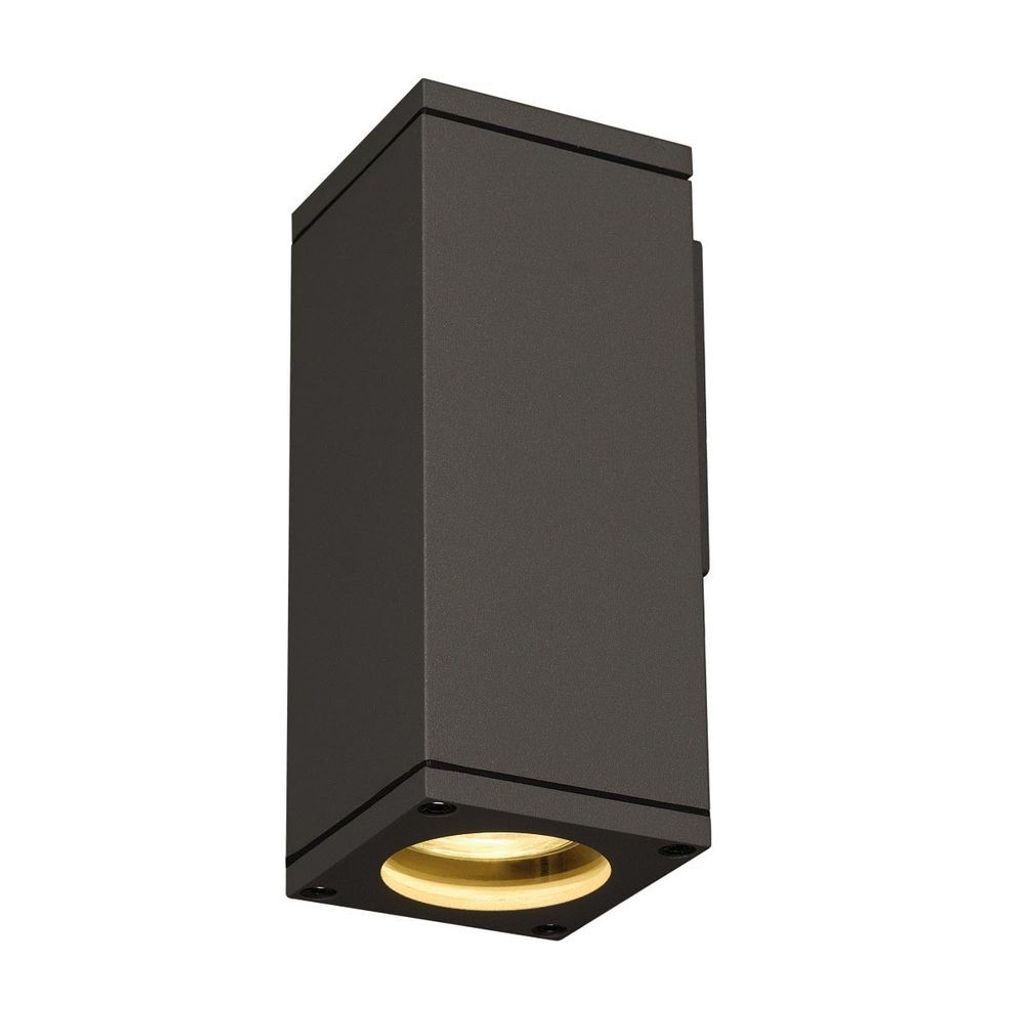 SLV 229525 THEO WALL OUT Wandleuchte eckig anthrazit GU10 max. 35W