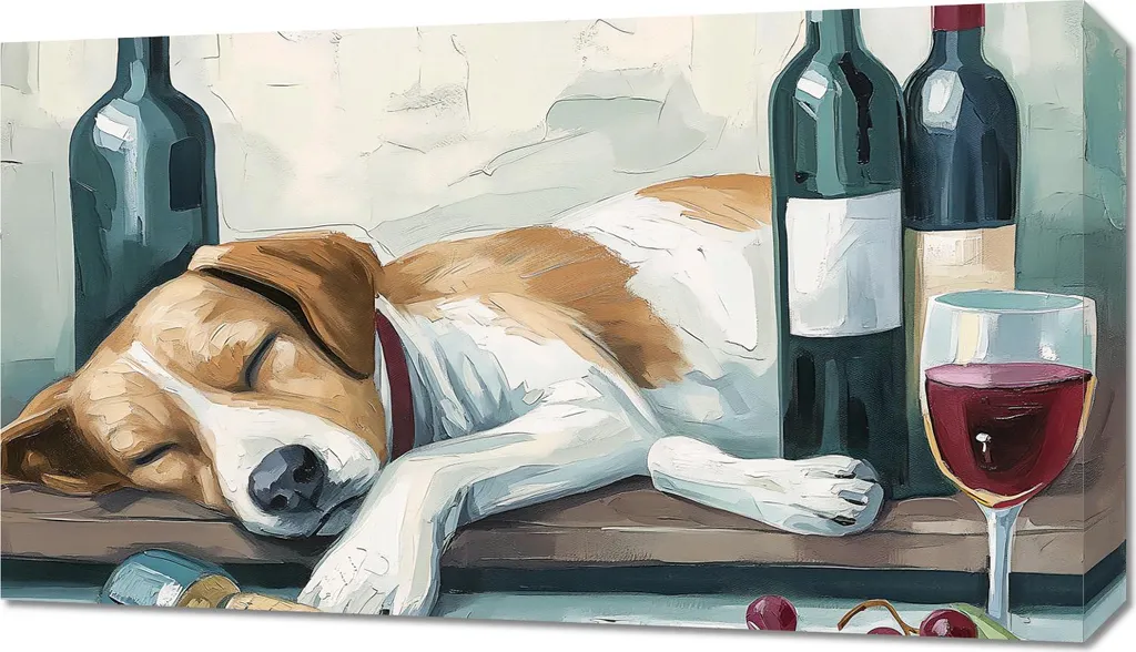 Offerta Quadro Pomeriggio Pigro 70x40 - Tela con Telaio in Legno