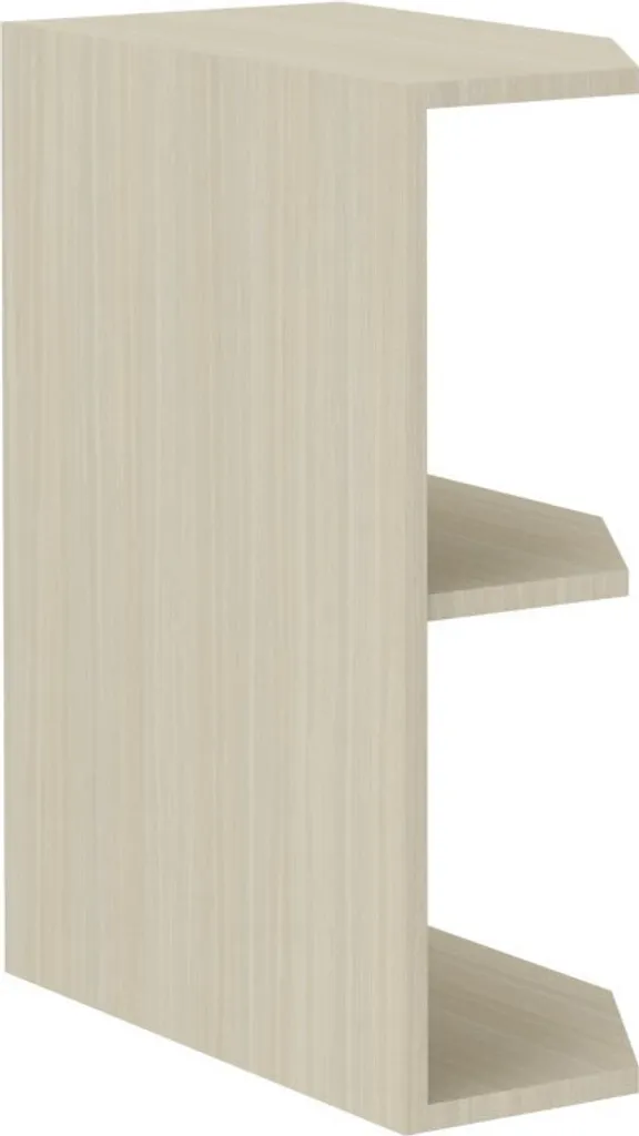 Armoire d’angle basse 30 cm CHRYSI chêne ferrara, design ergonomique