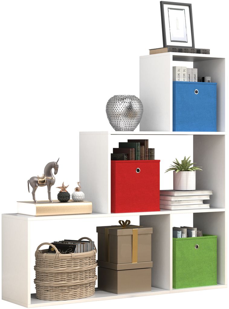 Stand in legno Staircase Step Shelf Stand Shelf Room Immagine del prodotto 