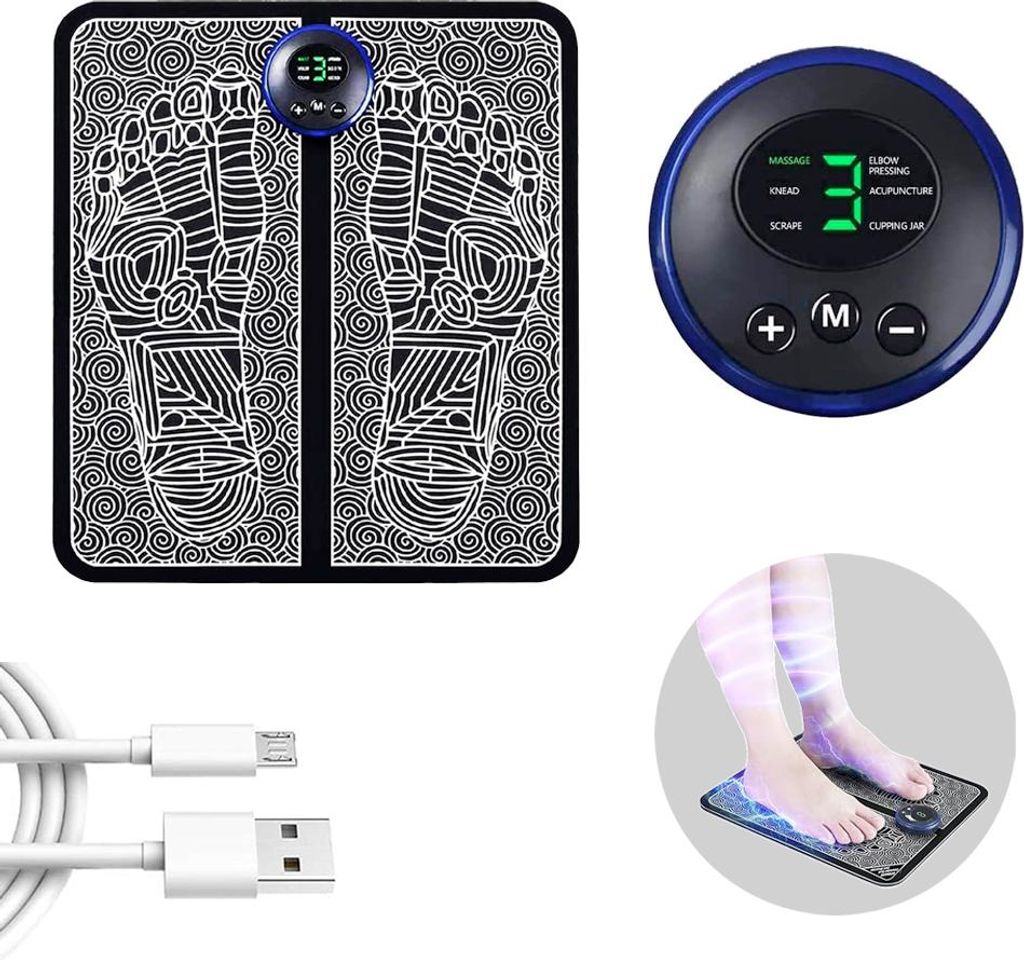 Mata elektryczna, USB, do masażu stóp, EMS FOOT, Zdjęcie produktu 