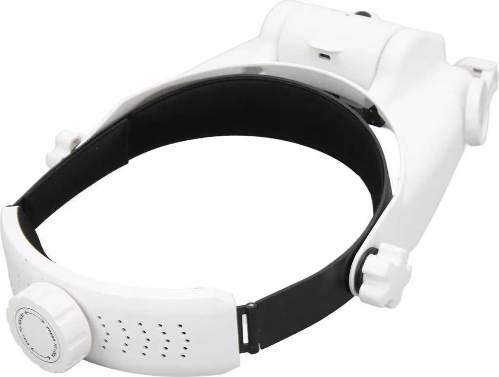 Loupe de tête ajustable à LED pour travaux de précision et bricolage
