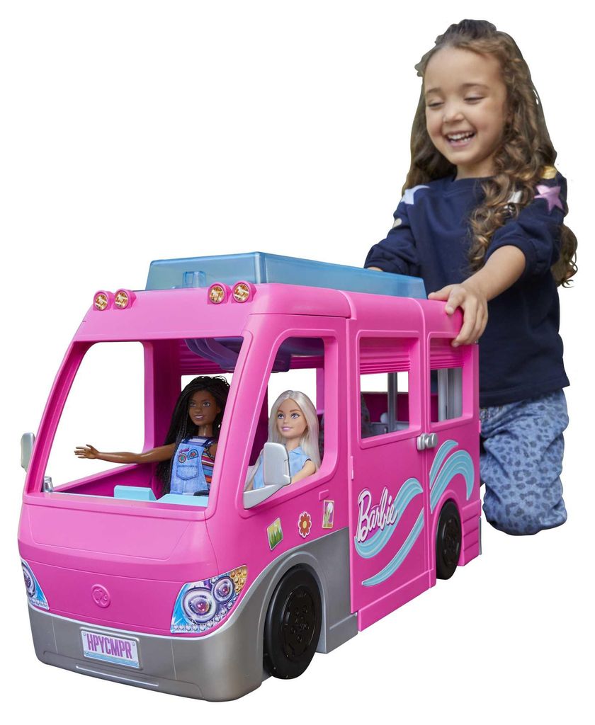 Barbie Super Abenteuer-Camper mit Zubehör Produktbild 